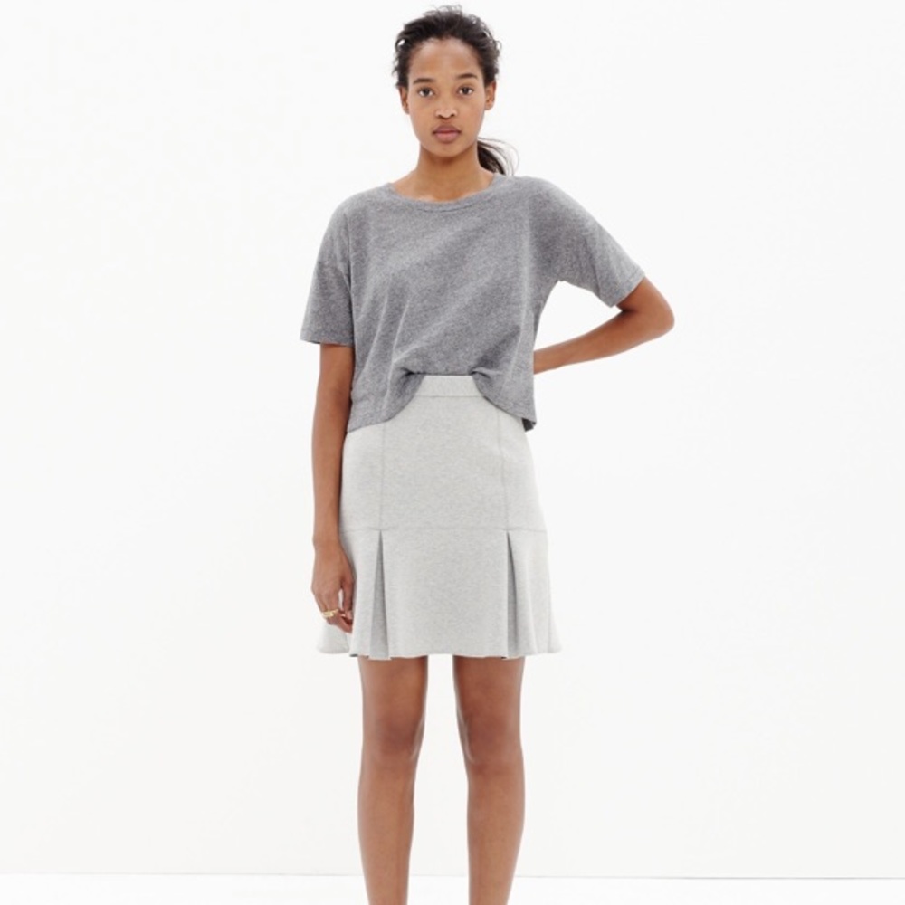 Madewell Bonded Ruffle Skirt